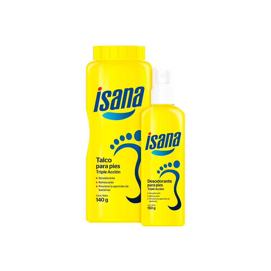 Talco para Pies Isana