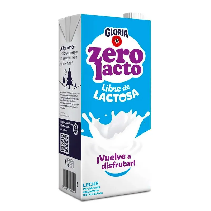 Leche sin Lactosa Gloria 1L